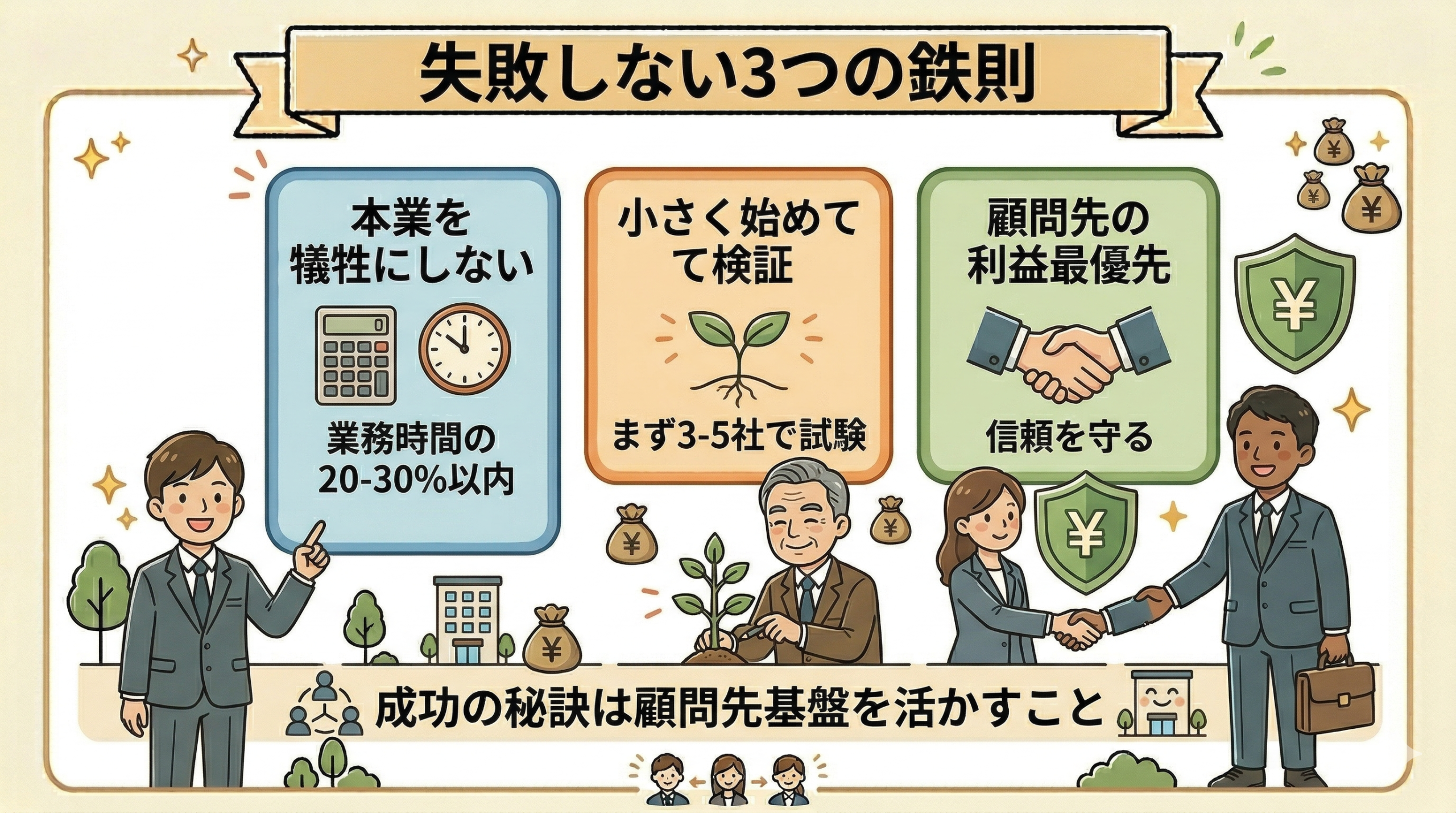会計事務所の新規事業で失敗しない鉄則