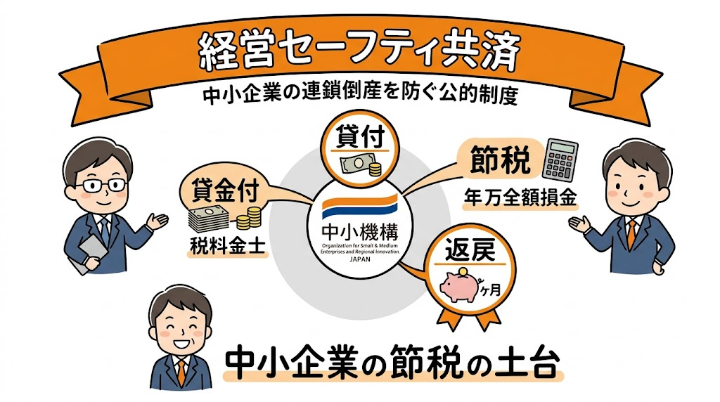 経営セーフティ共済の制度概要｜中小企業の連鎖倒産防止と節税ツール