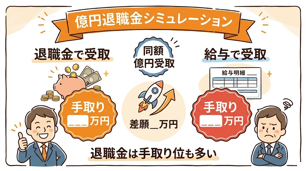 1億円退職金シミュレーション