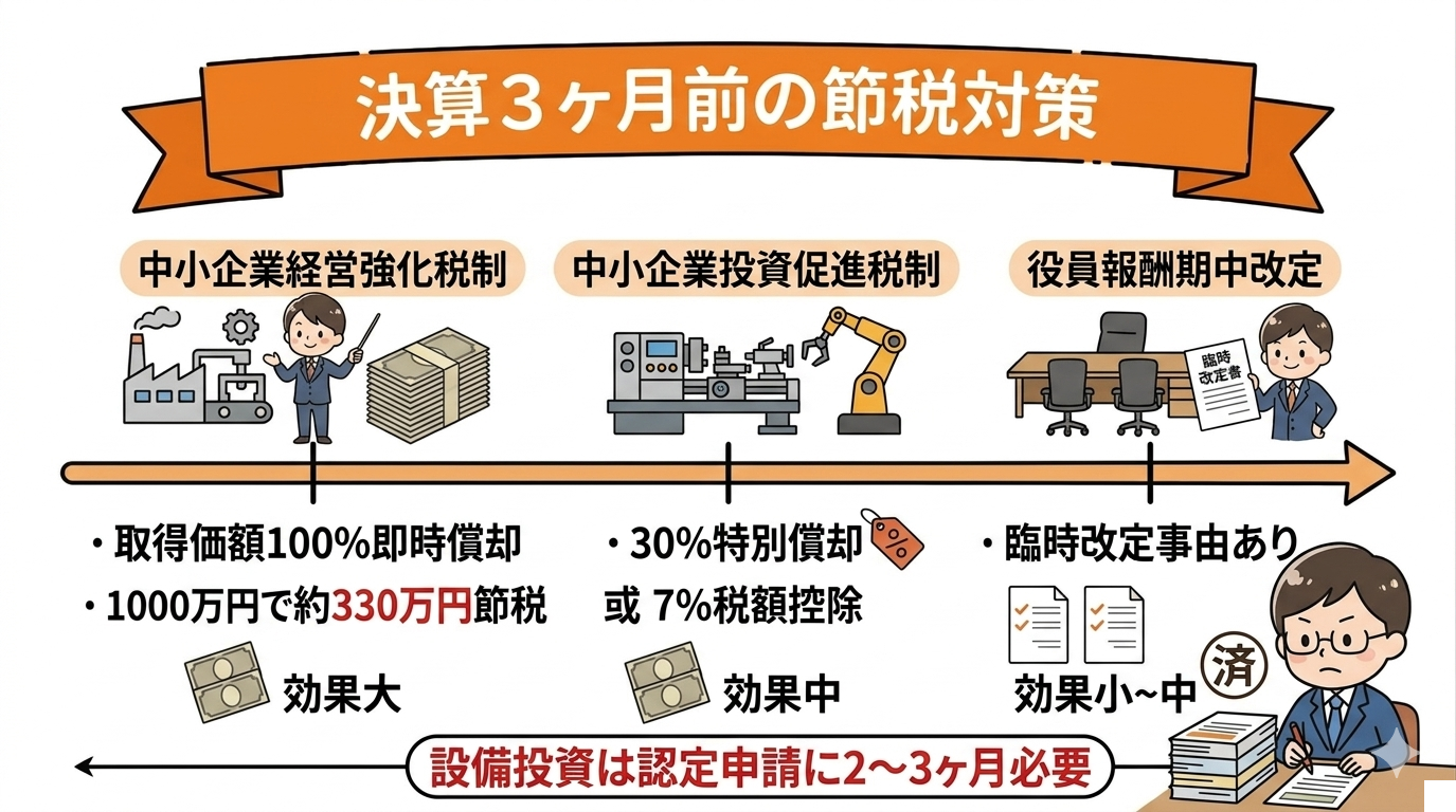 決算3ヶ月前にできる設備投資型節税（中小企業経営強化税制・GPUサーバー・太陽光）