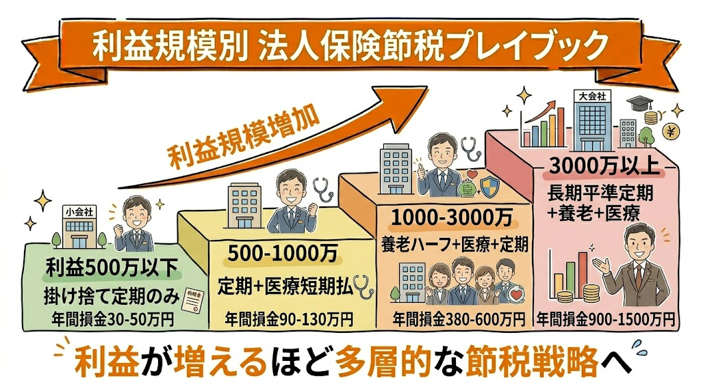 利益規模別の法人保険節税提案プレイブック