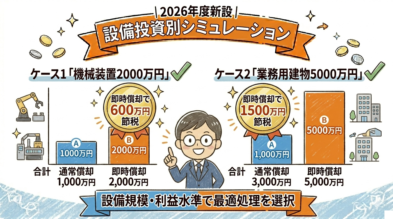 設備投資別シミュレーション