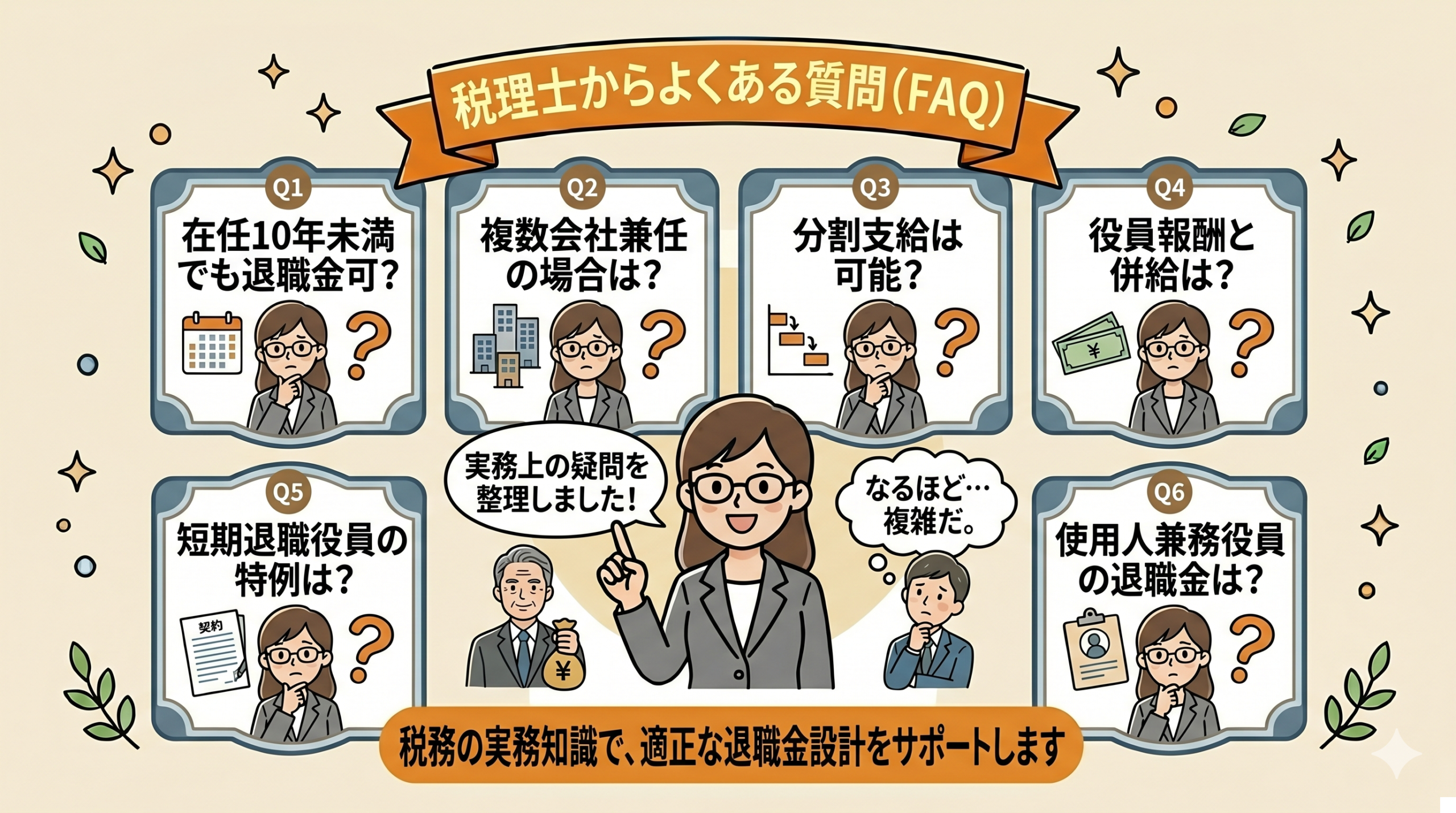 税理士からよくある質問 FAQ