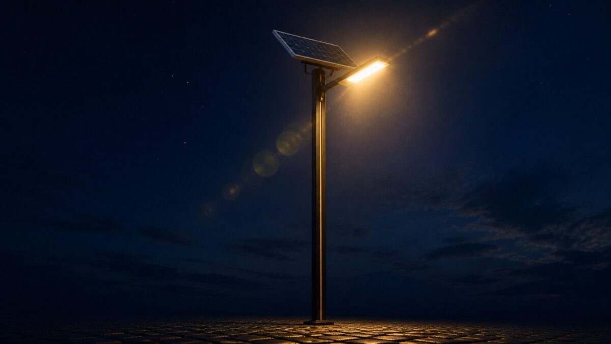 Migration Light｜深い夜空に灯る防災防犯ソーラーLED街灯