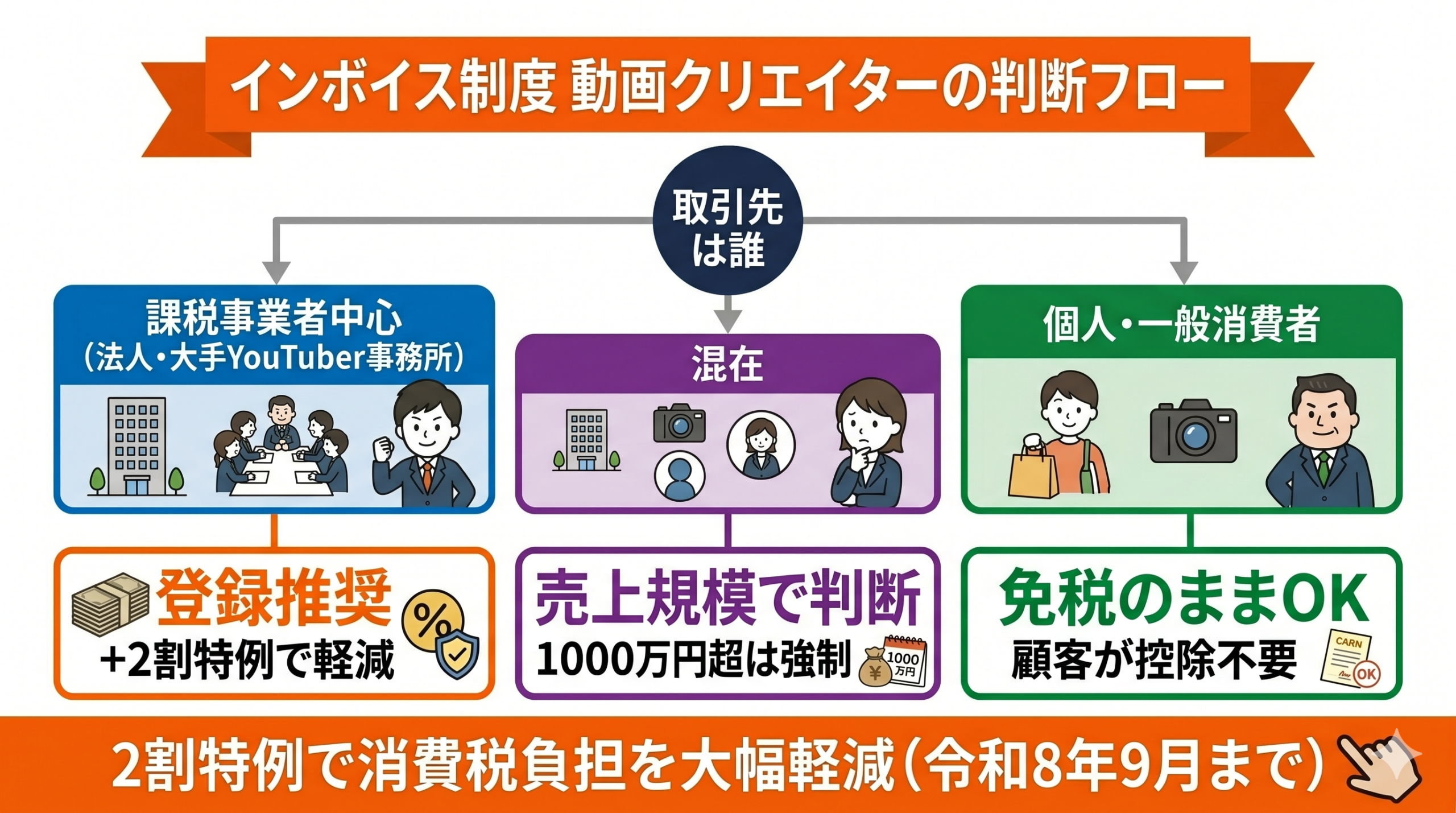 年間利益いくらで法人化？タイミングと節税メリットの要点を整理した図