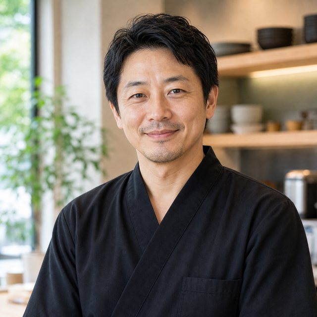 飲食店オーナーがデジタルサイネージ導入と節税を相談するイメージ