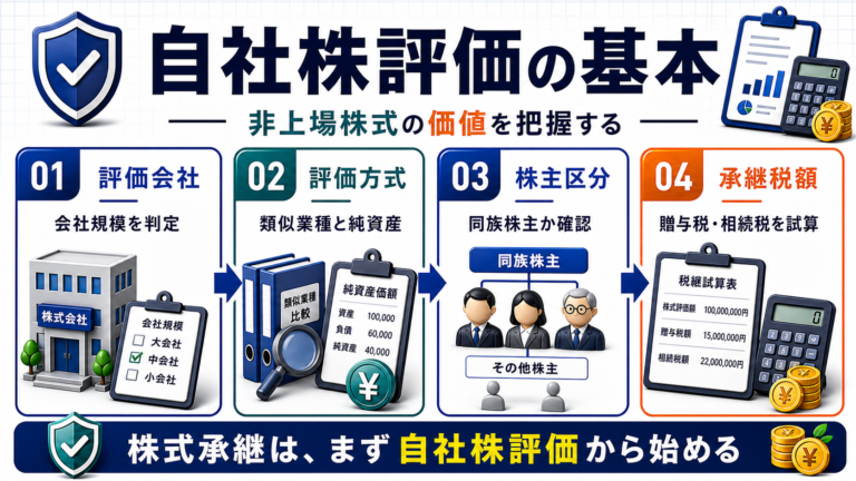 自社株評価の方法と株価対策を解説した記事