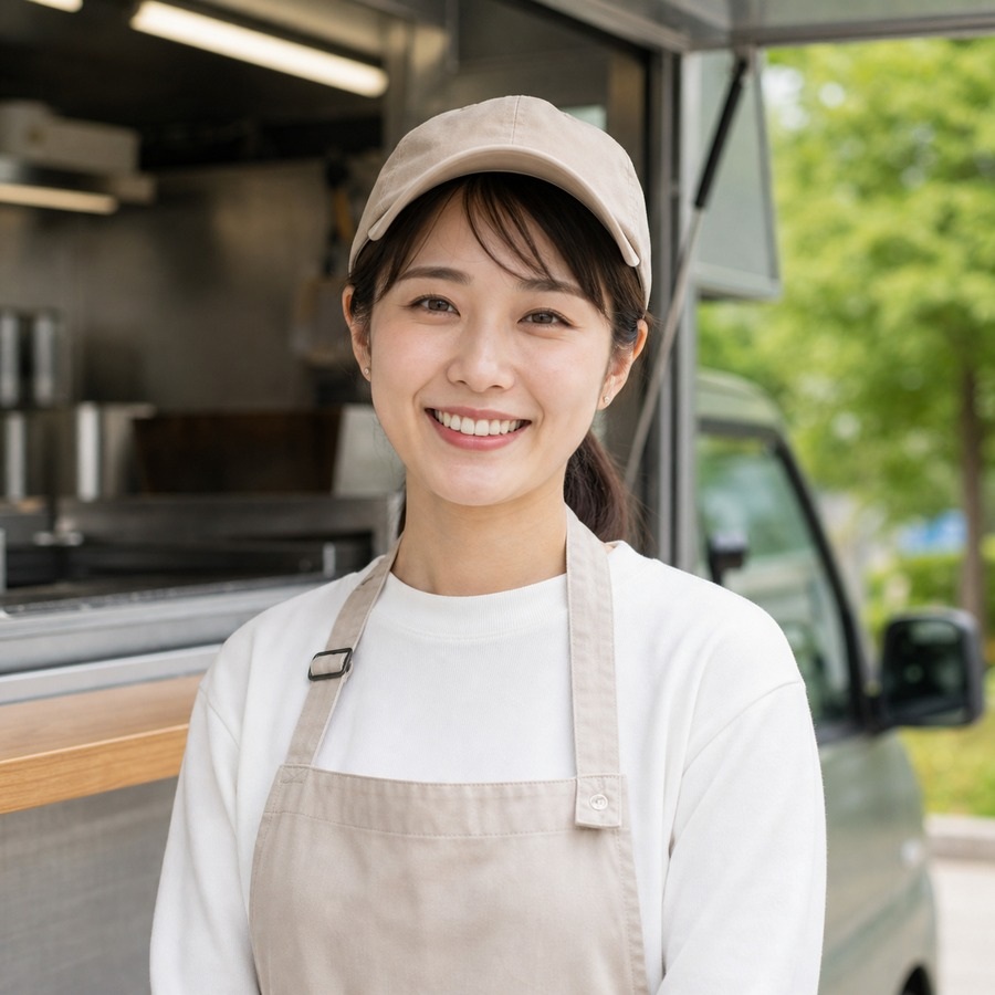 キッチンカー移動販売オーナーのイメージ