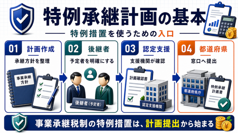 特例承継計画の提出期限と書き方を解説した記事