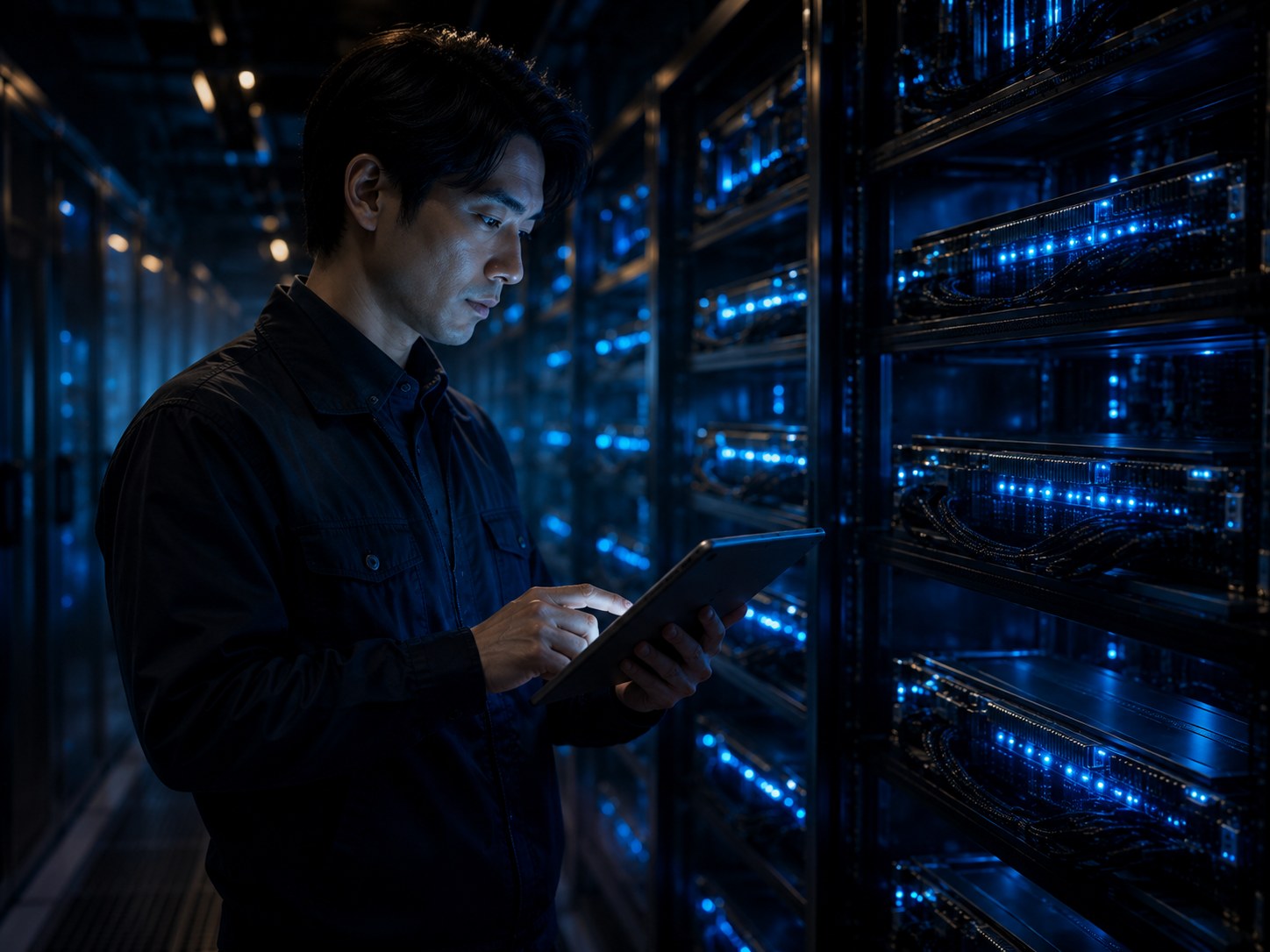 GPUサーバーをデータセンターで保守・運用するエンジニア。即時償却には事業供用が必要