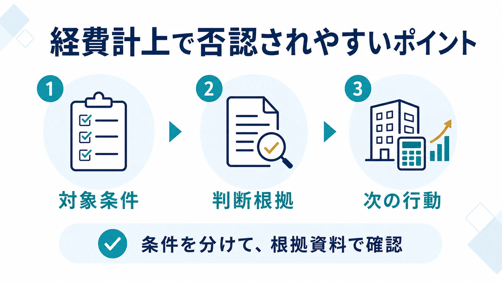 経費計上で否認されやすいポイント