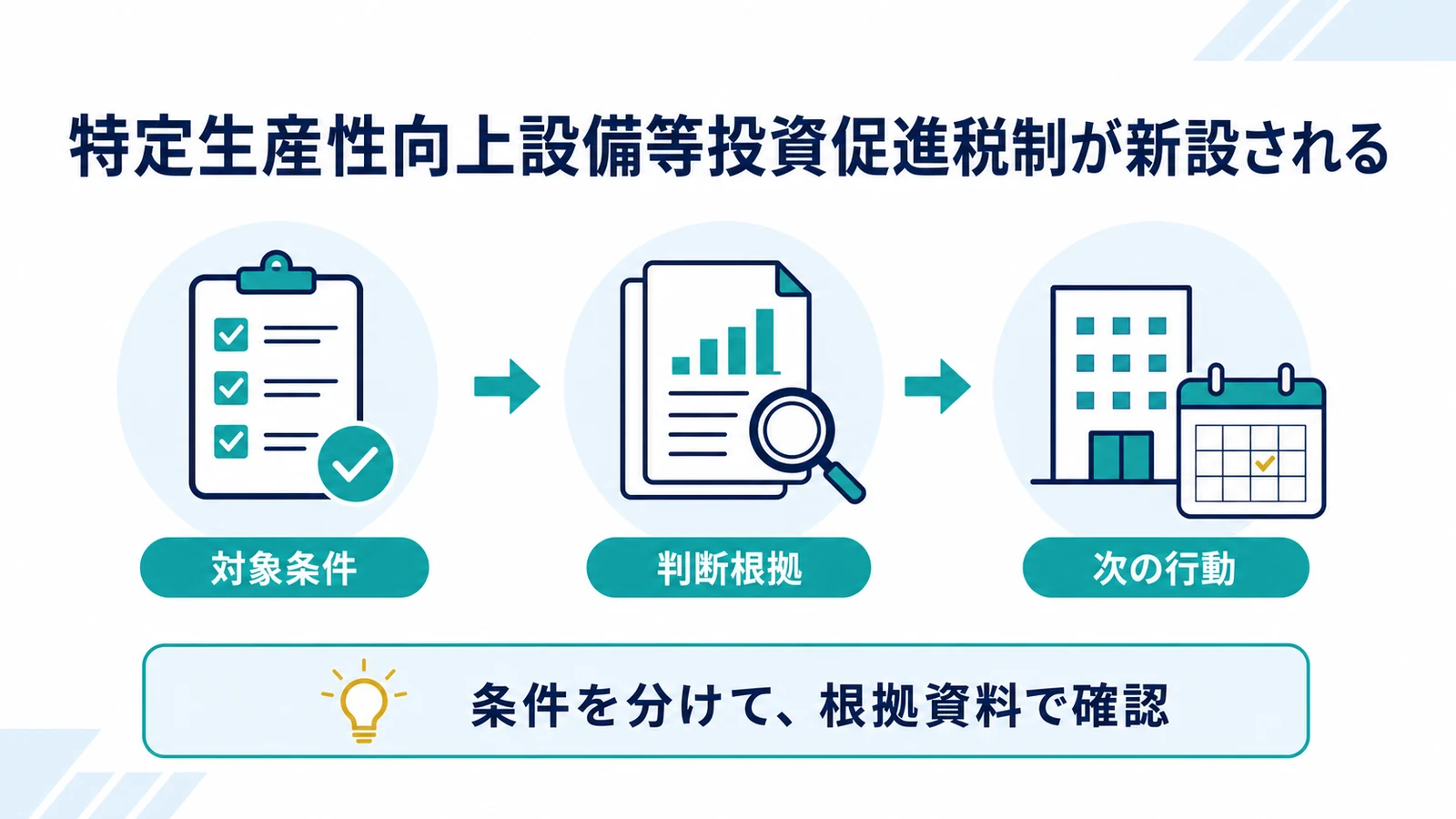 特定生産性向上設備等投資促進税制が新設される