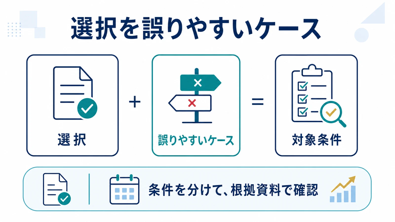 選択を誤りやすいケース