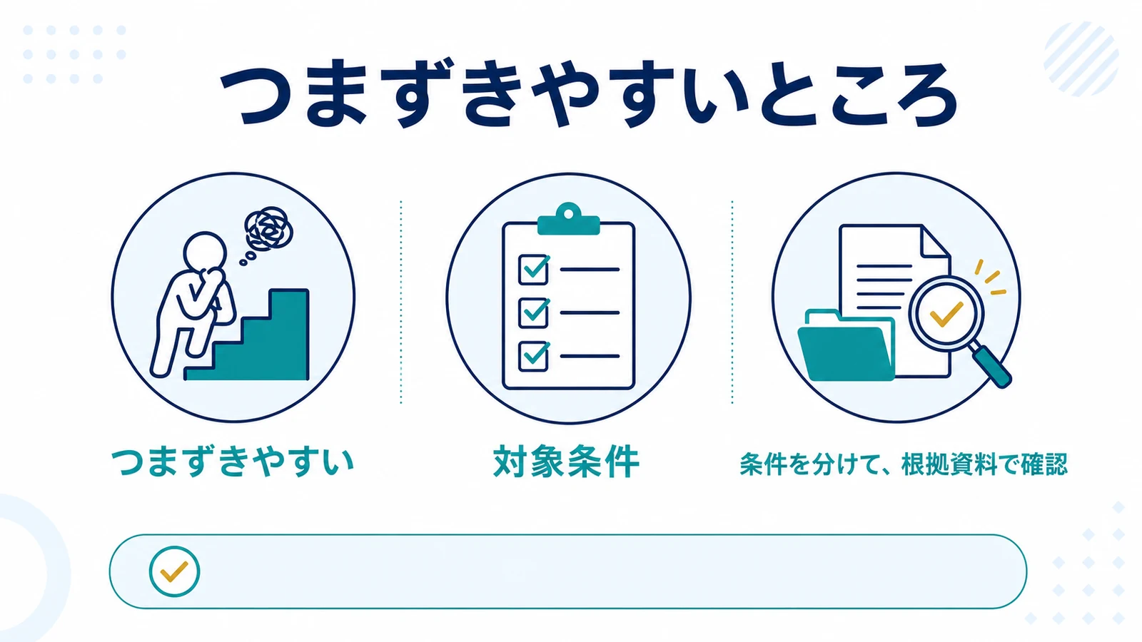 つまずきやすいところ