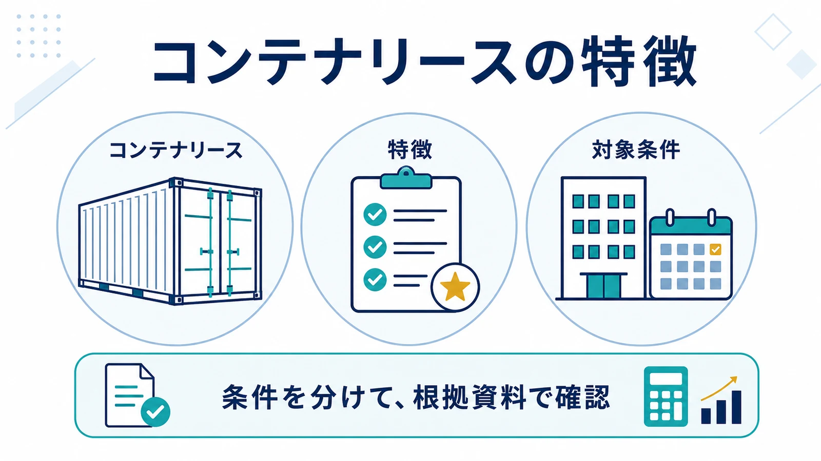 コンテナリースの特徴