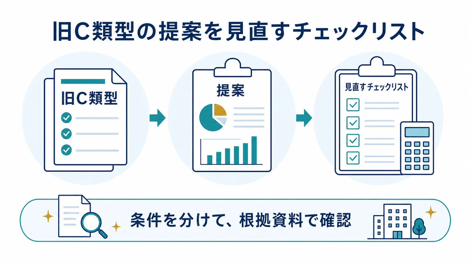 旧C類型の提案を見直すチェックリスト