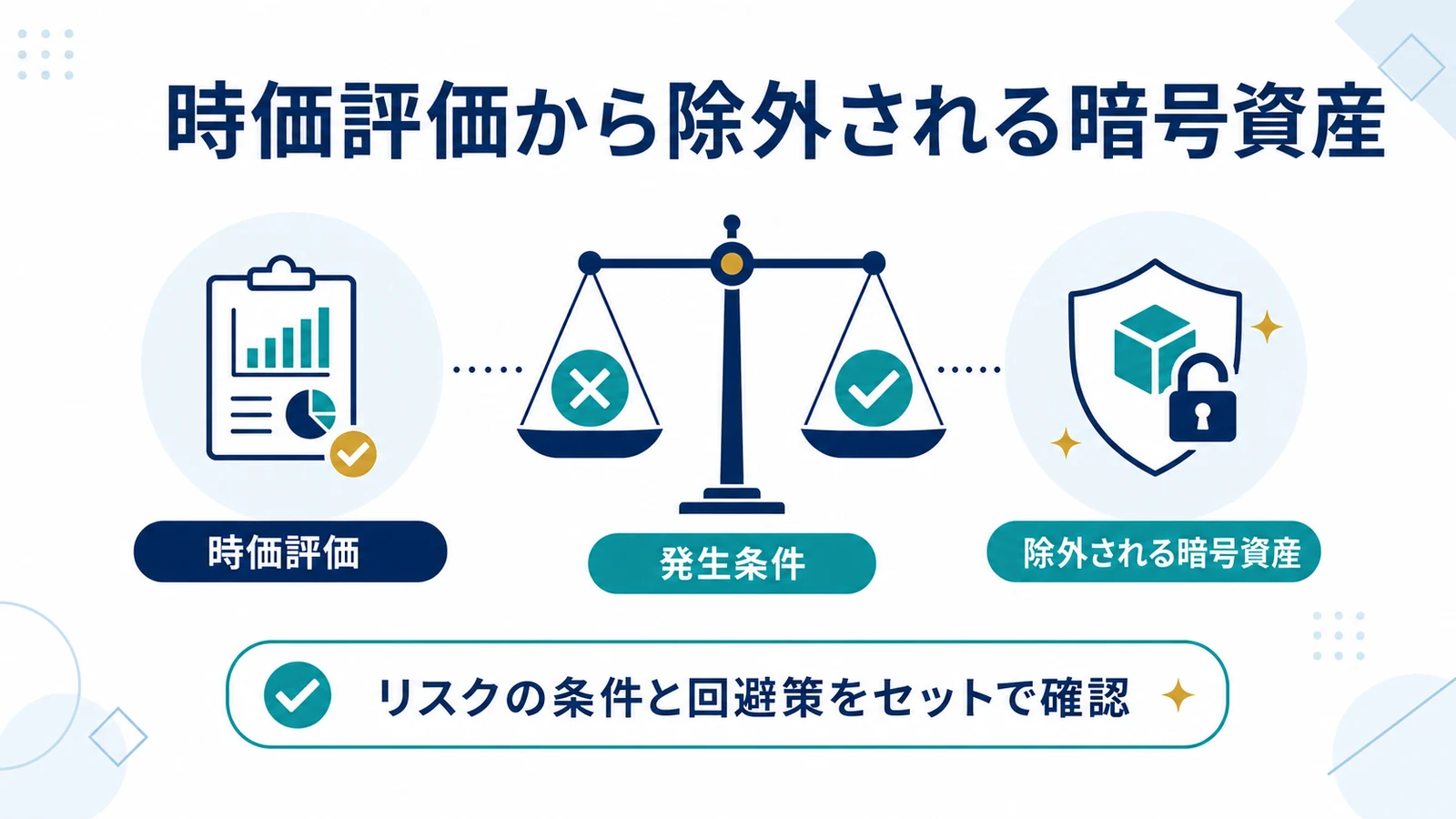 時価評価から除外される暗号資産