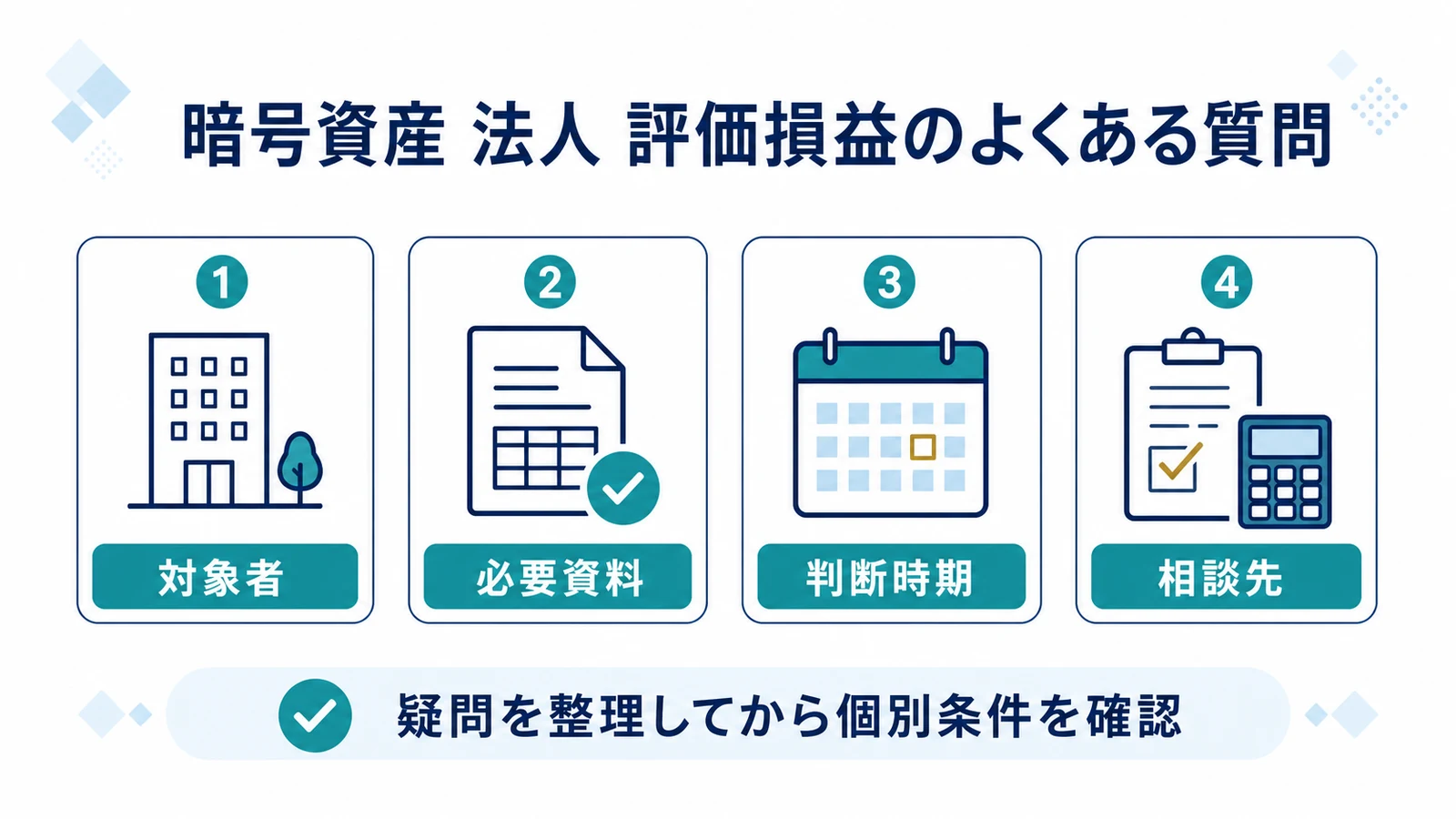 暗号資産 法人 評価損益のよくある質問