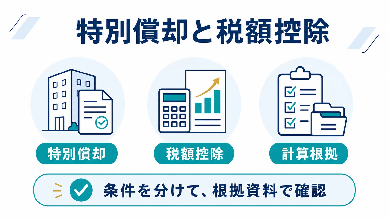 特別償却と税額控除