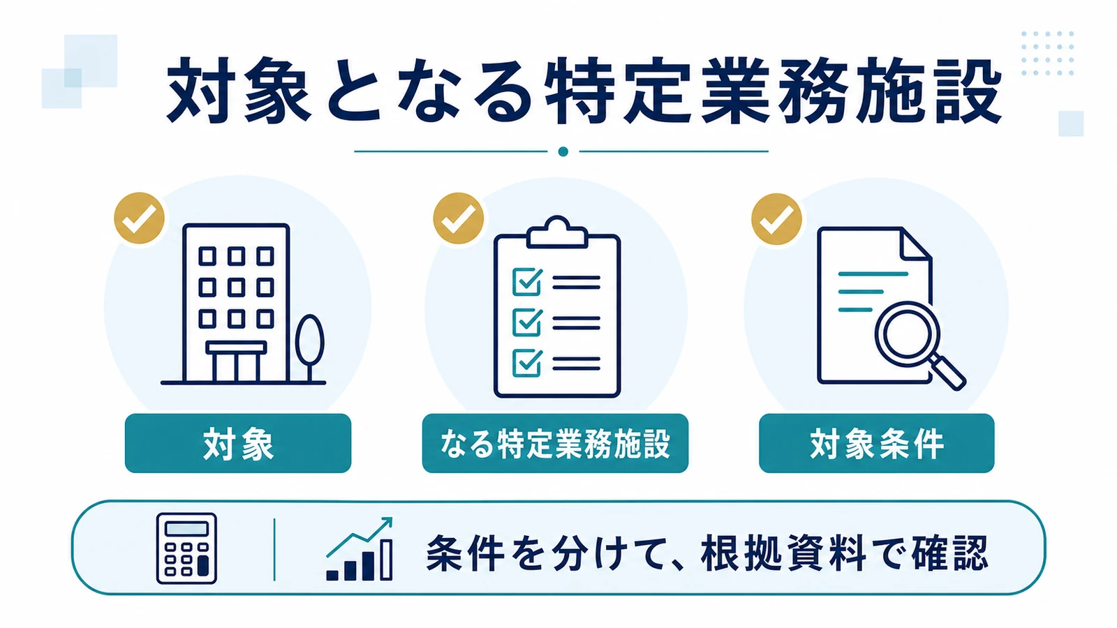 対象となる特定業務施設