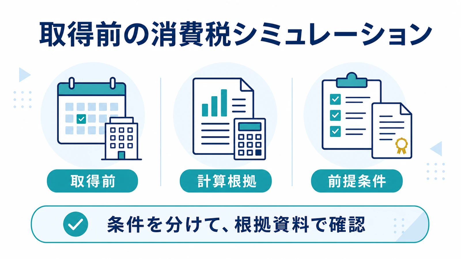 取得前の消費税シミュレーション