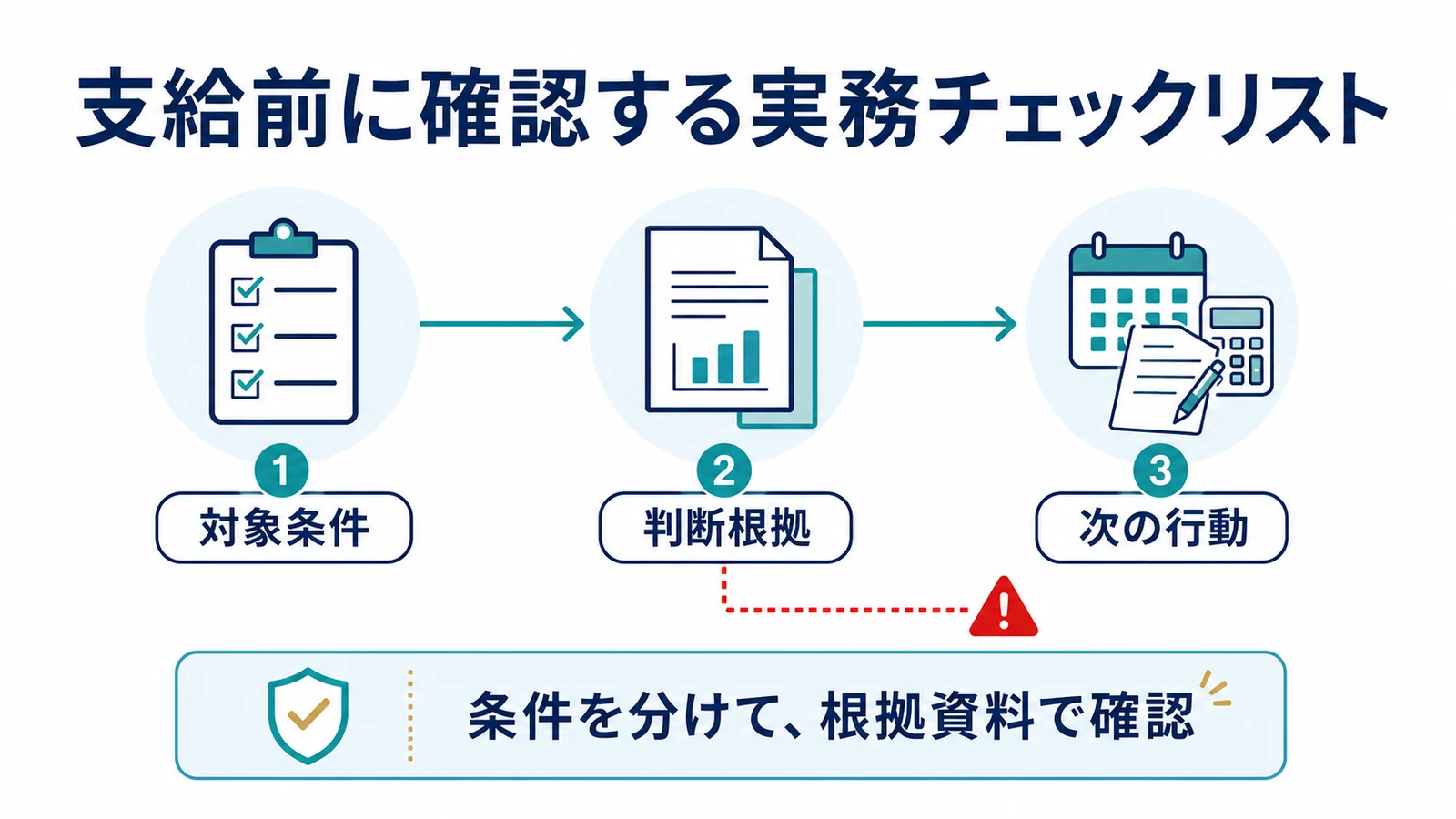支給前に確認する実務チェックリスト