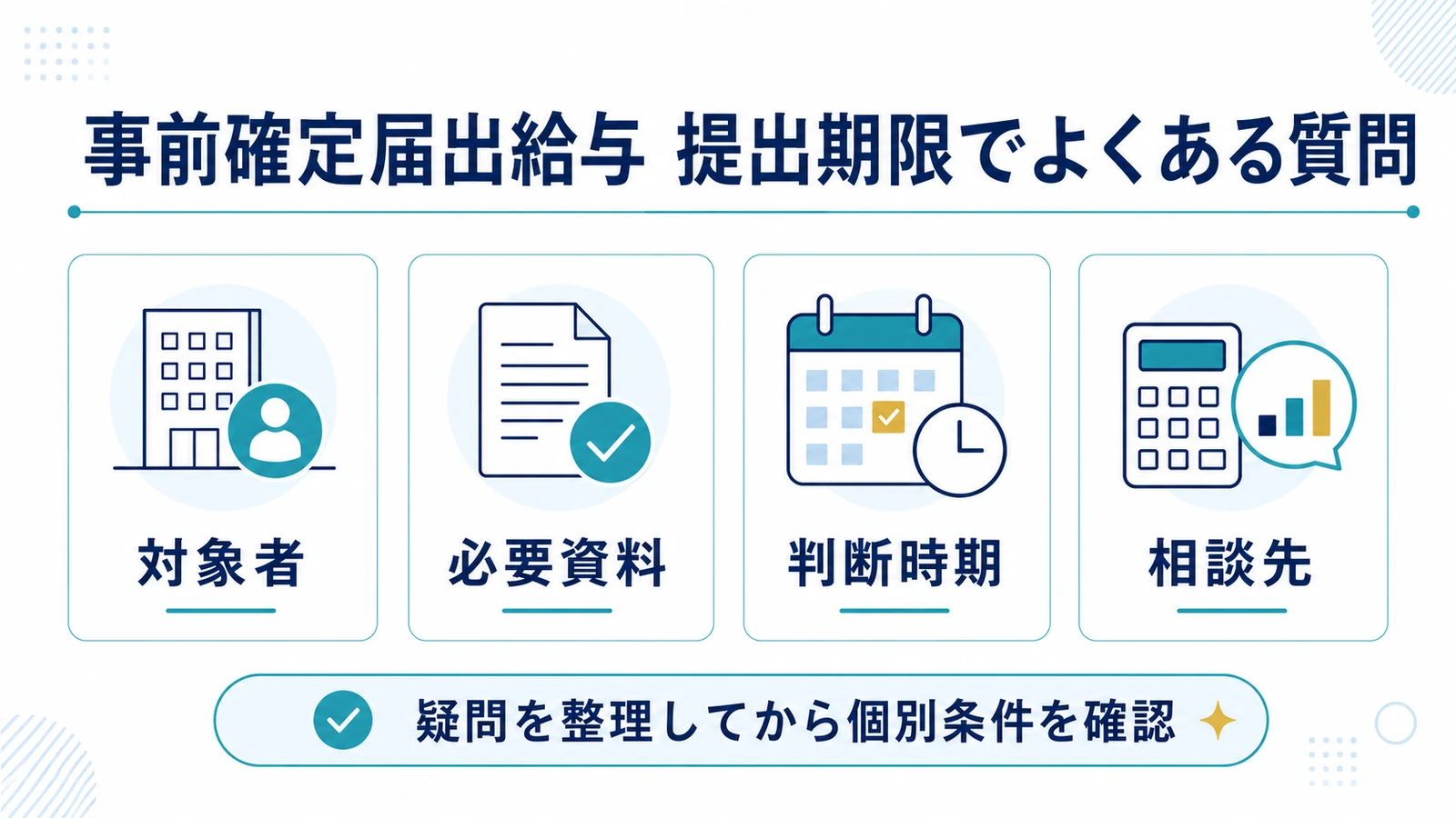 事前確定届出給与 提出期限でよくある質問