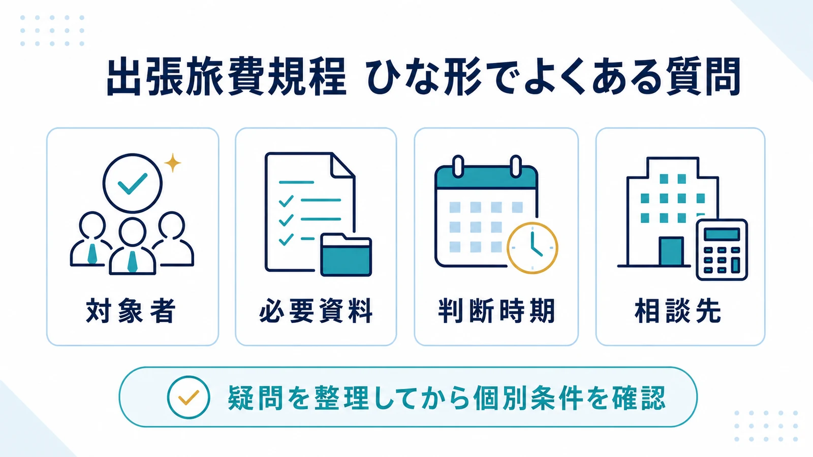 出張旅費規程 ひな形でよくある質問