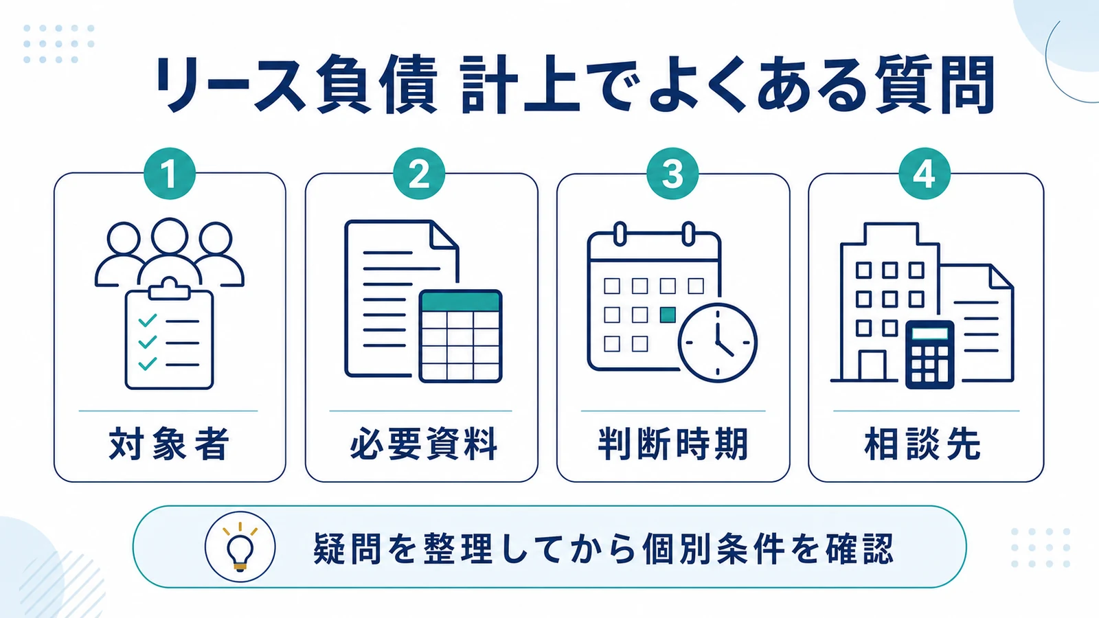 リース負債 計上でよくある質問