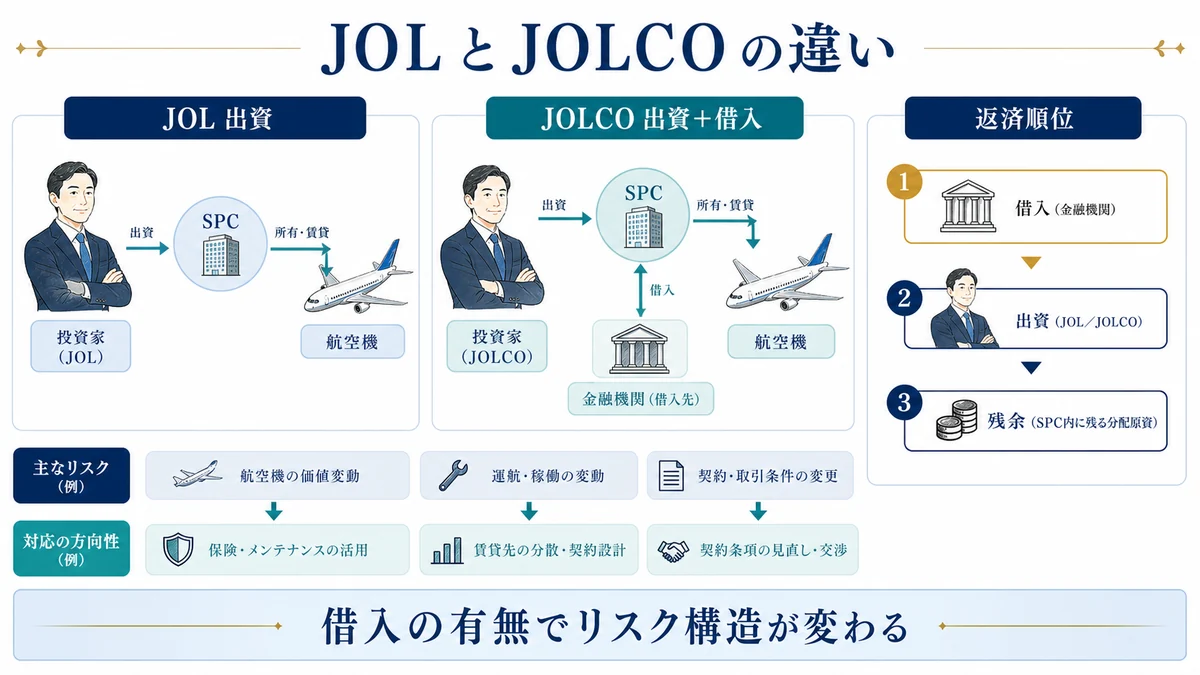 JOLとJOLCOの違い