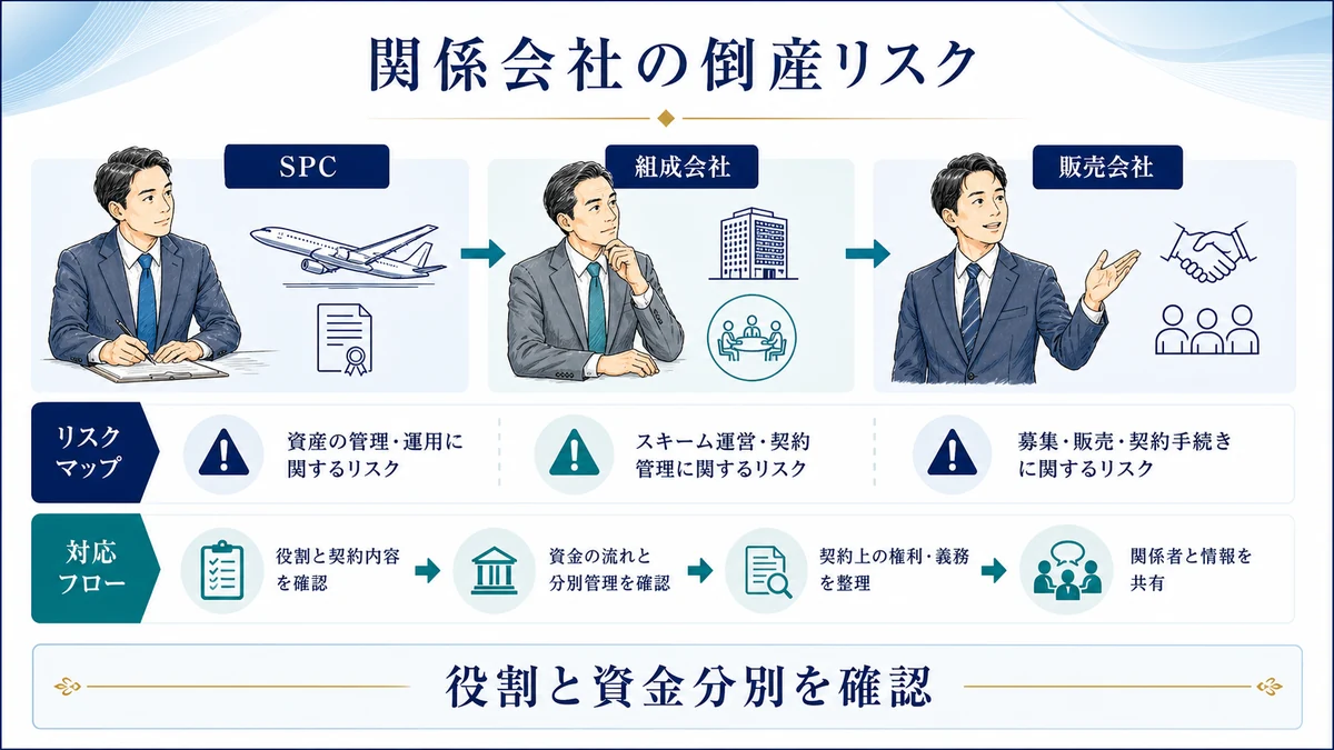 SPC・組成会社・販売会社の倒産