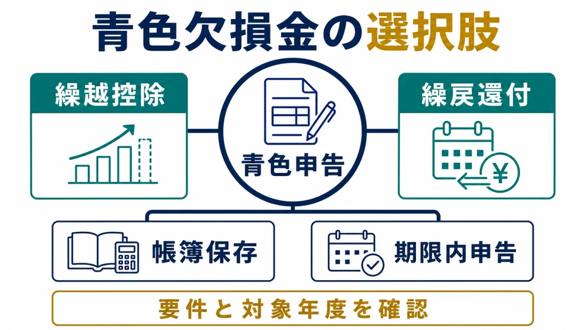 青色欠損金の選択肢