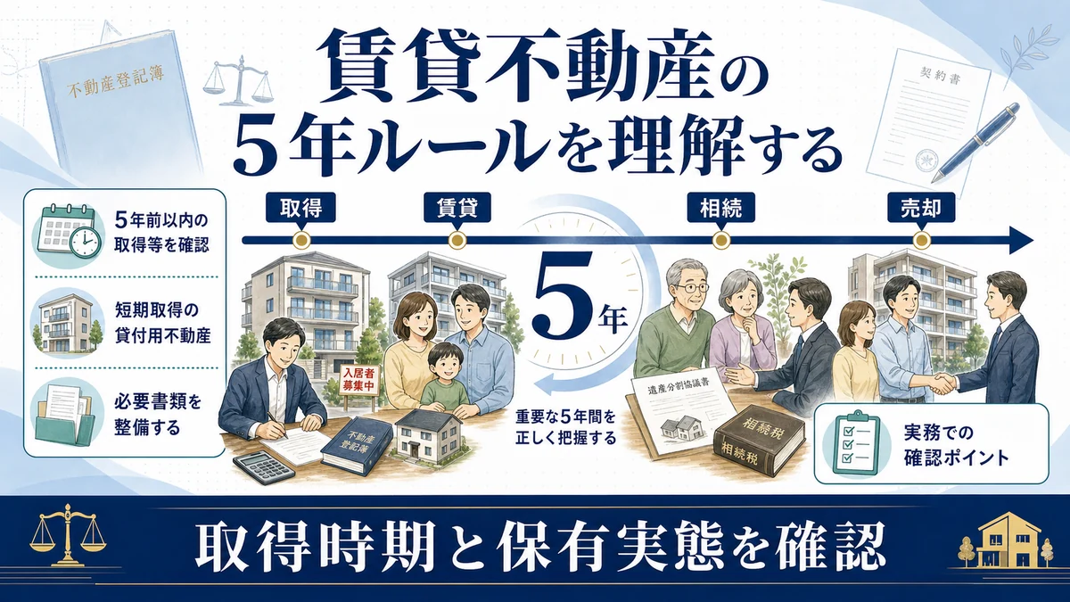 賃貸不動産の5年ルールを理解する
