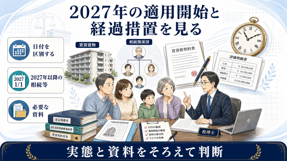 2027年の適用開始と経過措置を見る