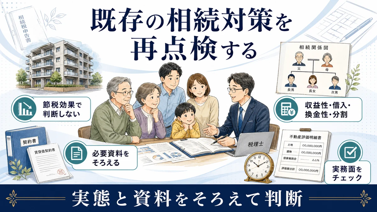 既存の相続対策を再点検する