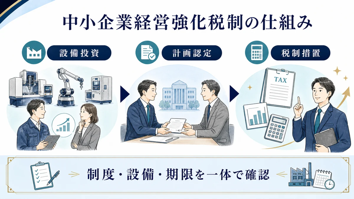 中小企業経営強化税制の仕組み