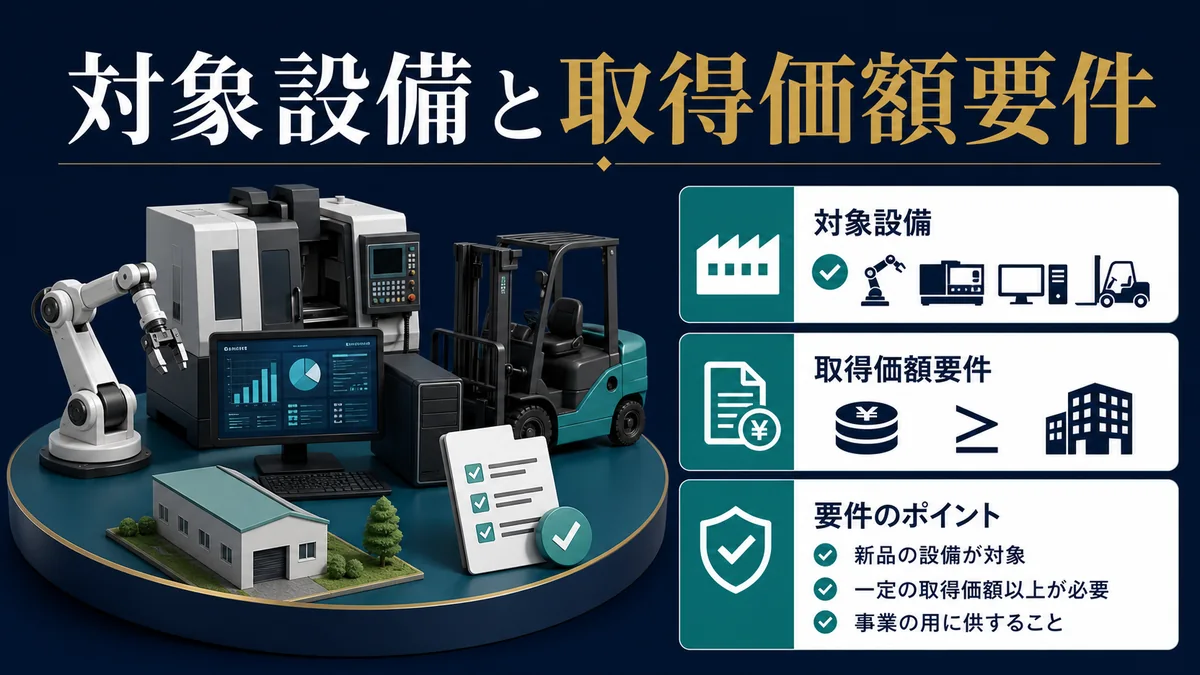 対象設備と取得価額要件