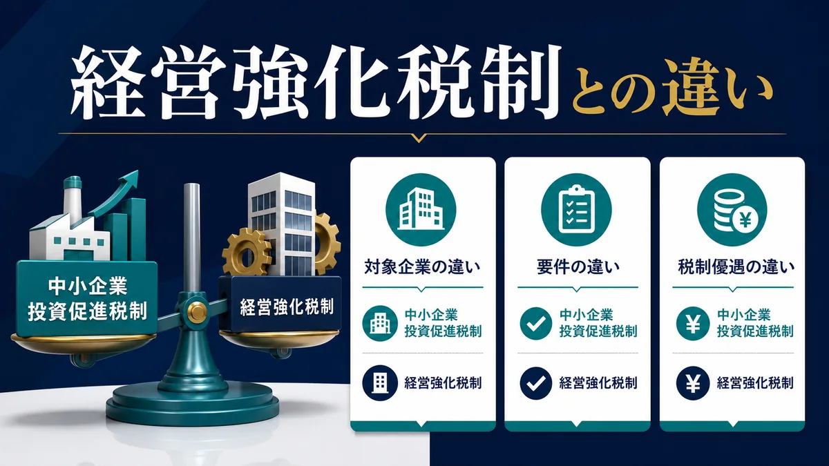 経営強化税制との違い