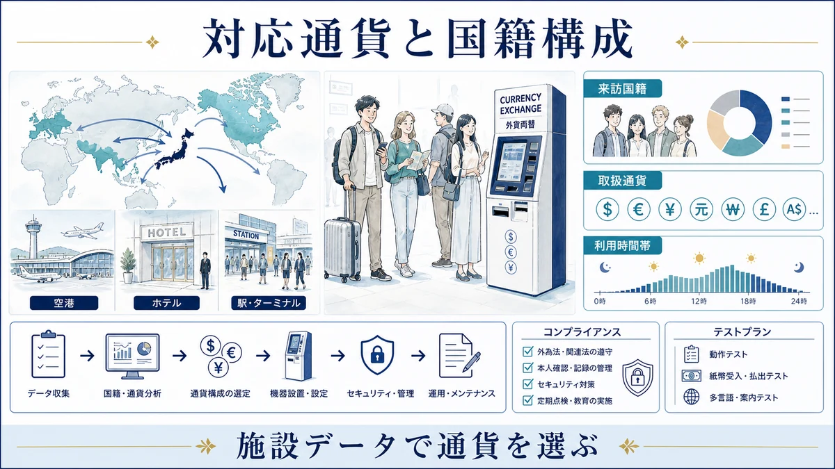 対応通貨と国籍構成