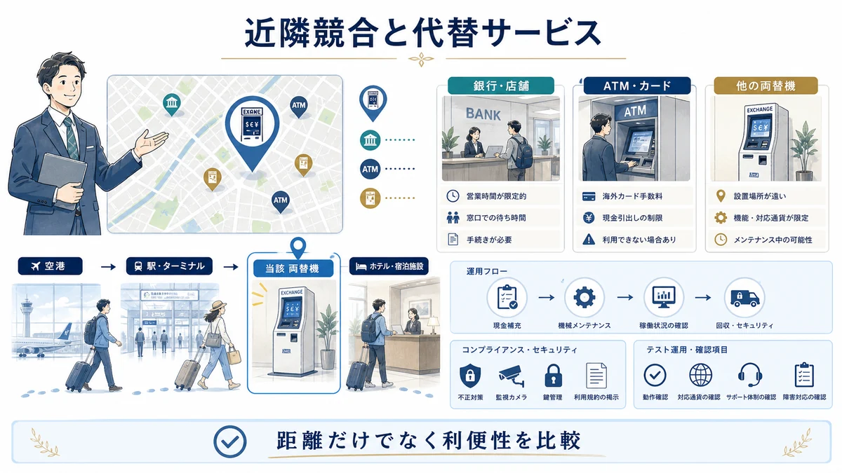 近隣競合と代替サービス