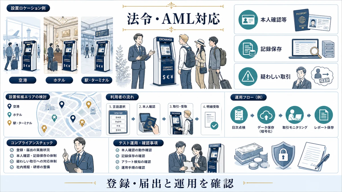 外貨両替業務の法令・AML対応