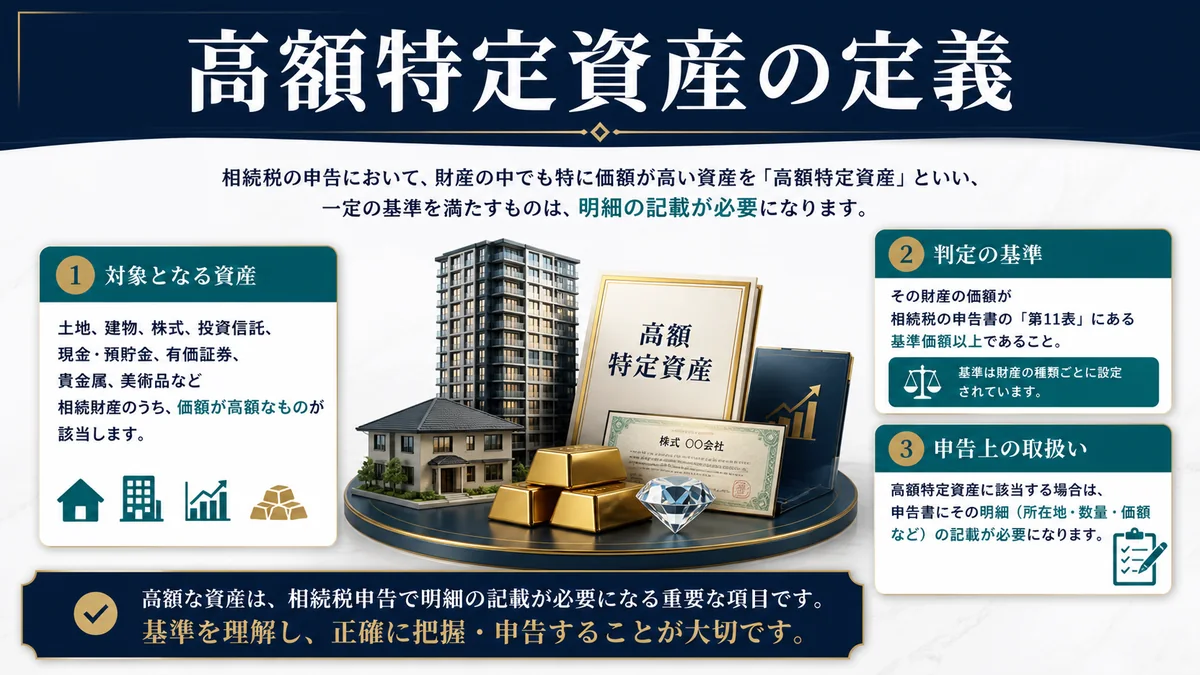 高額特定資産の定義
