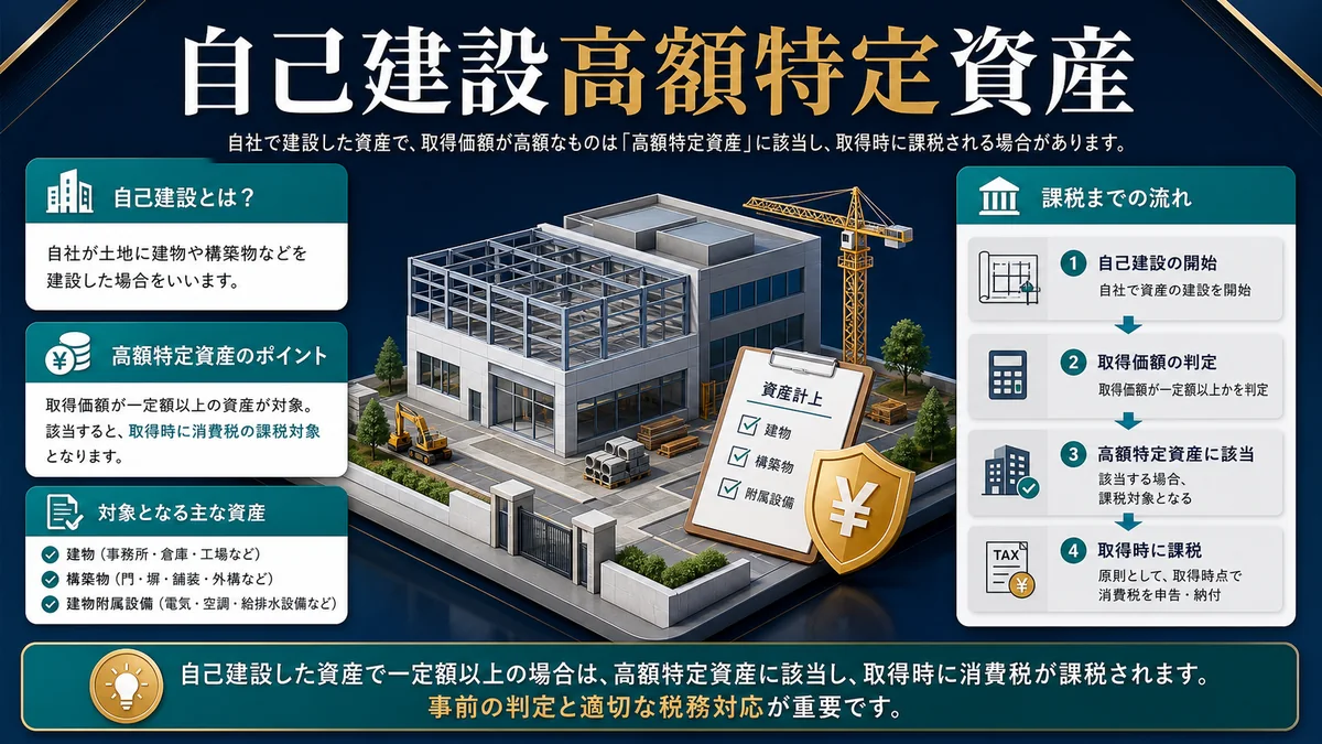 自己建設高額特定資産