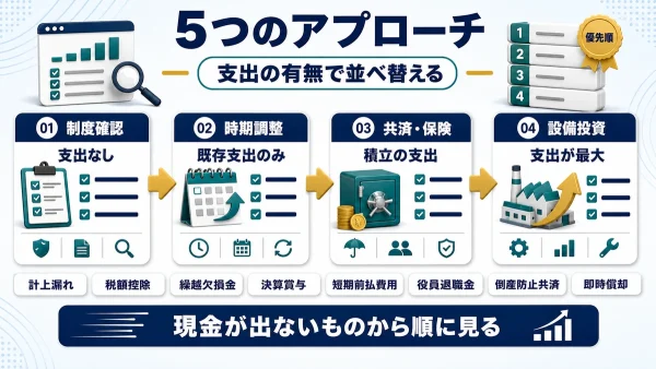 法人節税の優先順位を解説した記事