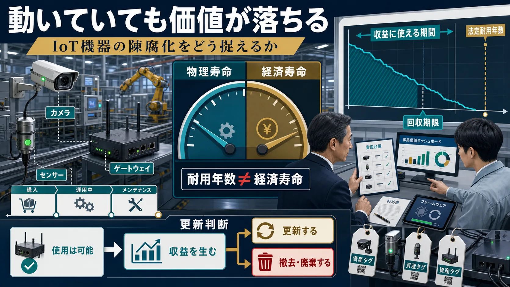 IoT機器の寿命は本体だけでは決まらない