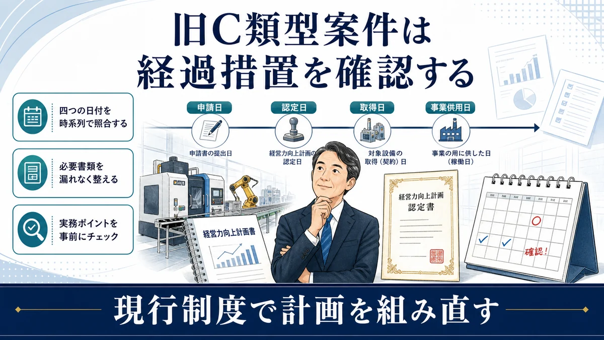 旧C類型案件は経過措置を確認する
