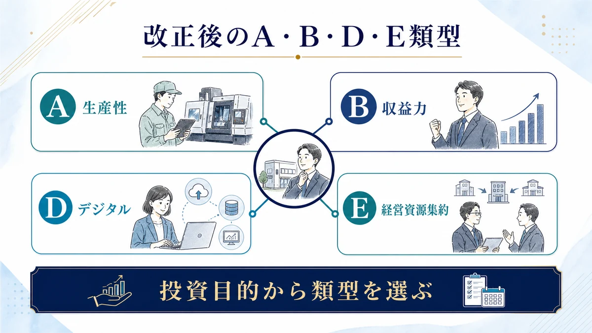 改正後のA・B・D・E類型