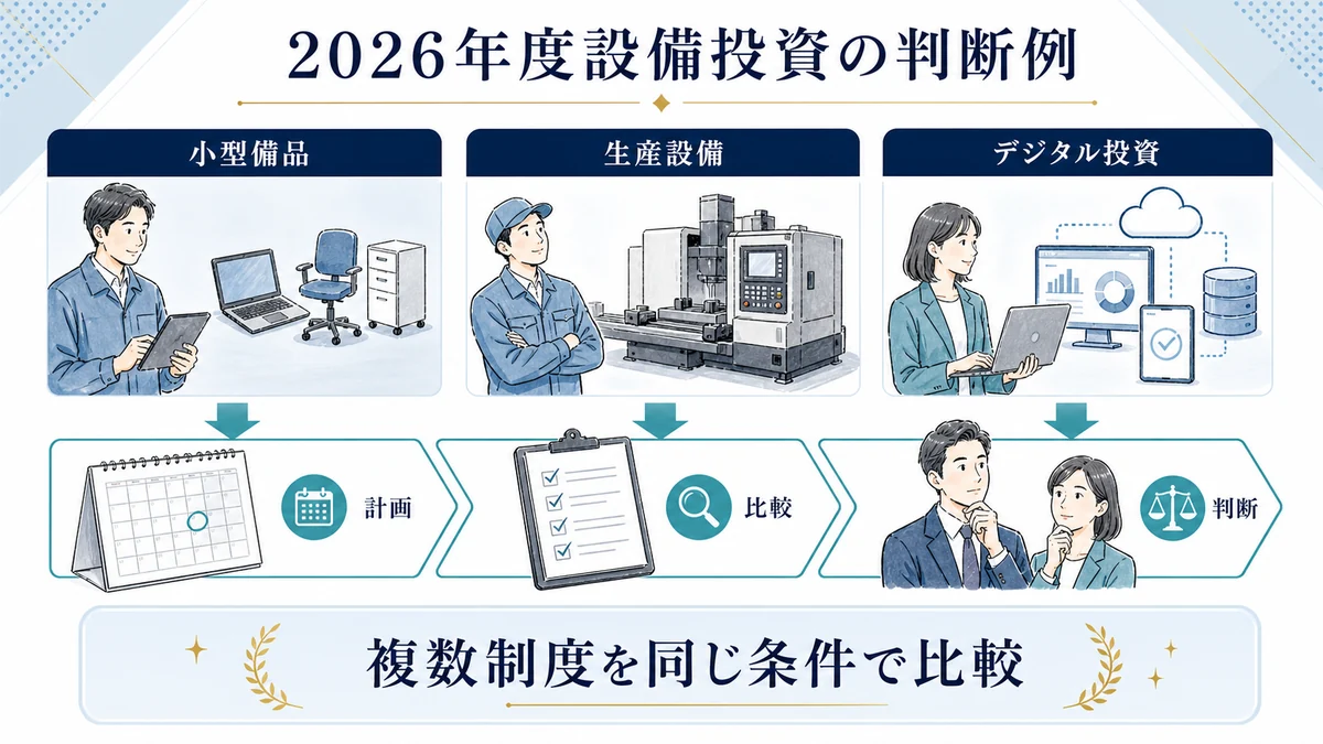 2026年度設備投資の判断例