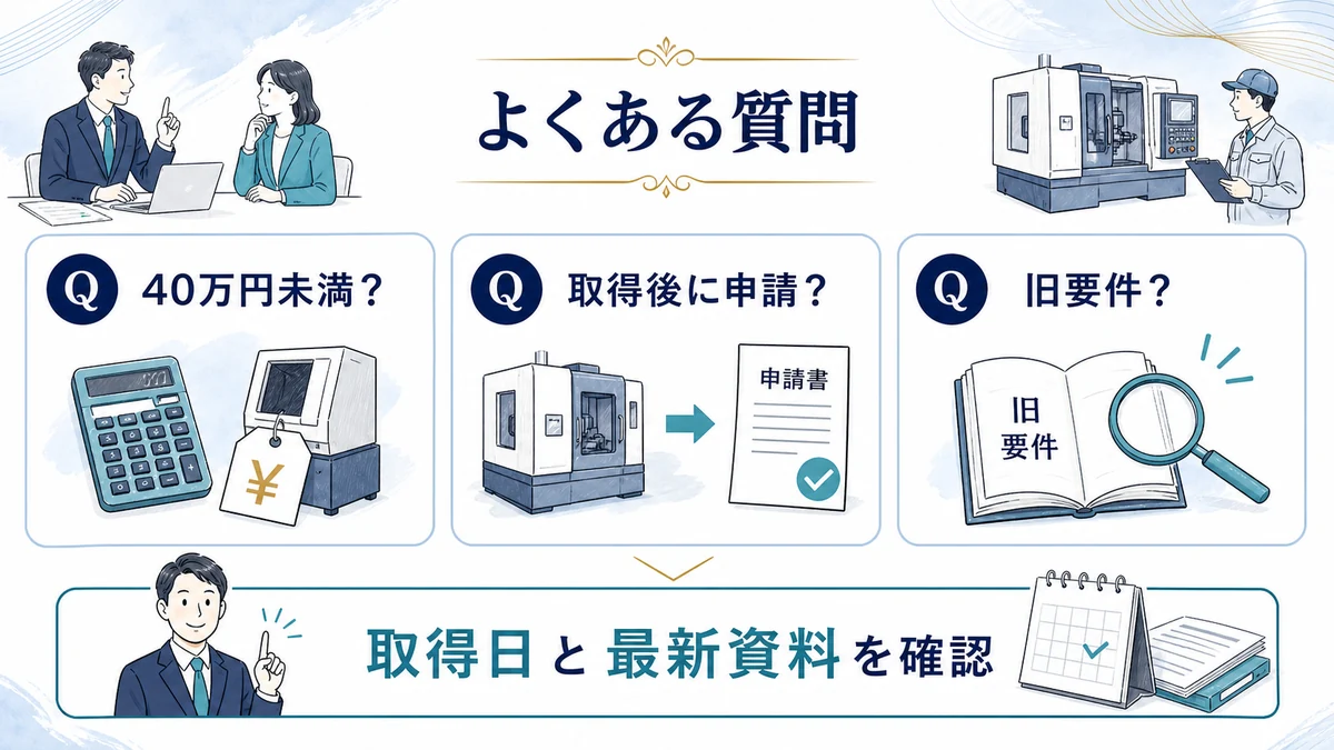 中小企業経営強化税制 令和8年度改正のよくある質問