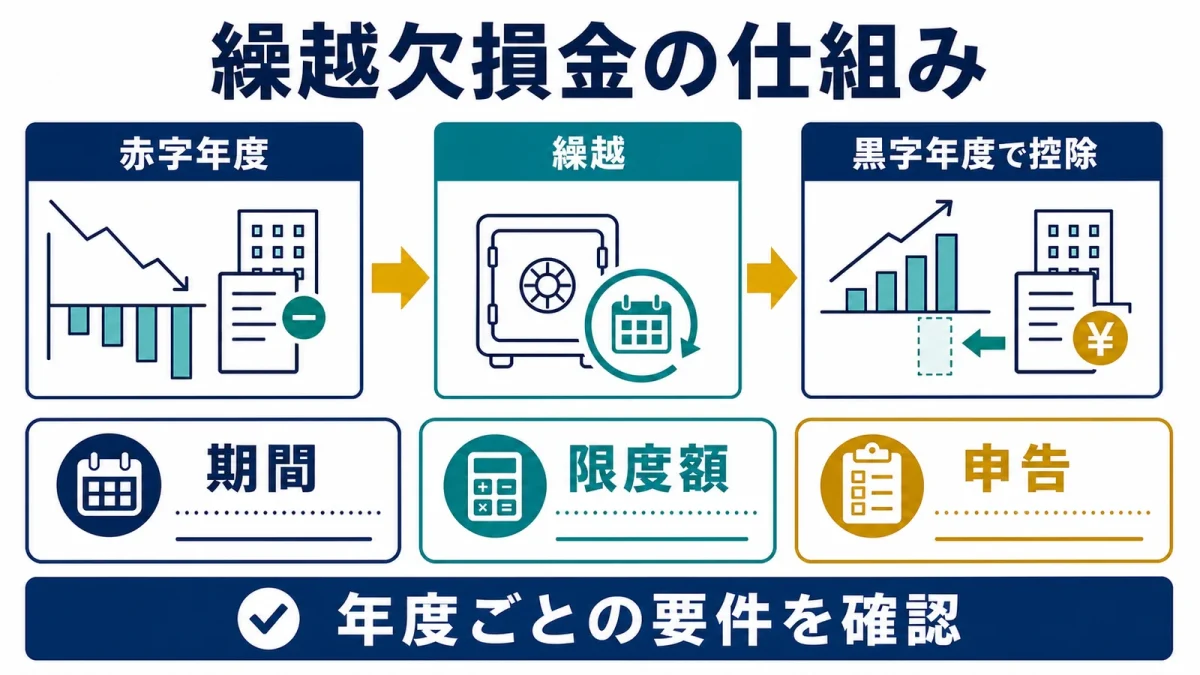 繰越欠損金の仕組み